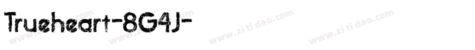 Trueheart-8G4J字体转换