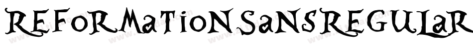 ReformationSansRegular-32mL字体转换