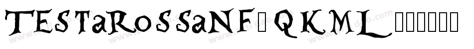 Testarossanf-qKMl字体转换