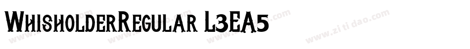 WhisholderRegular-L3EA5字体转换