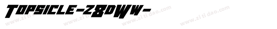 Topsicle-z8dWw字体转换