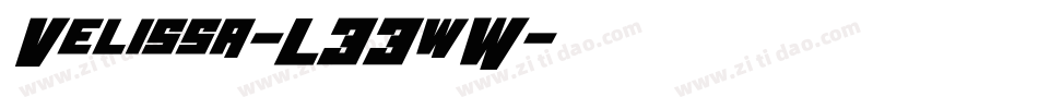 Velissa-L33wW字体转换