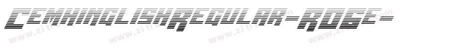 CemhinglishRegular-RO6e字体转换