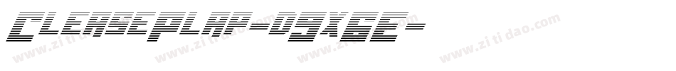 CleasePlap-d9x6E字体转换