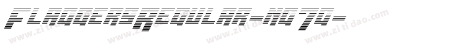 FlaggersRegular-ng7g字体转换