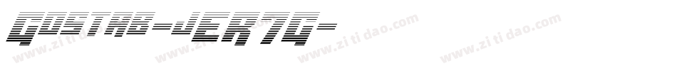 Gostab-jER7G字体转换