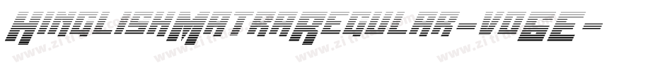 HinglishMatraRegular-vo6E字体转换