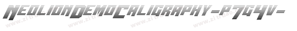NeolionDemoCaligraphy-p7g4v字体转换 NeolionDemoCaligraphy-p7g4v字体转换