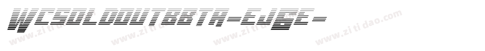Wcsoldoutbbta-ej6e字体转换