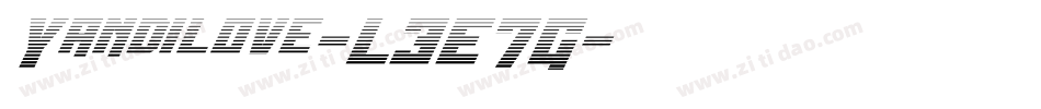 Yandilove-L3E7G字体转换