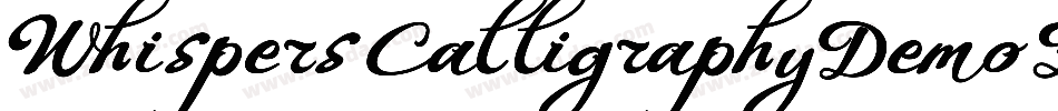 WhispersCalligraphyDemoEssentialBold-8AMZ字体转换