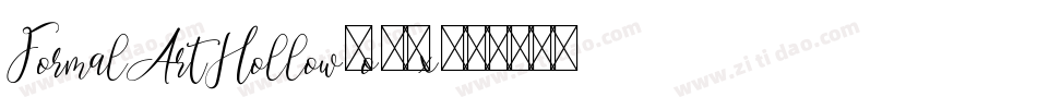 FormalArtHollow-o25x字体转换