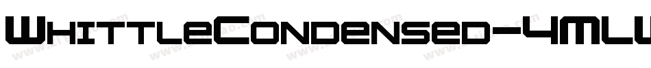 WhittleCondensed-4MLW字体转换