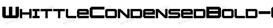WhittleCondensedBold-0BLG字体转换