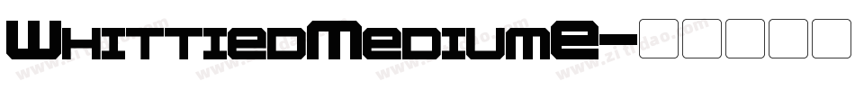 WhittiedMediumE字体转换