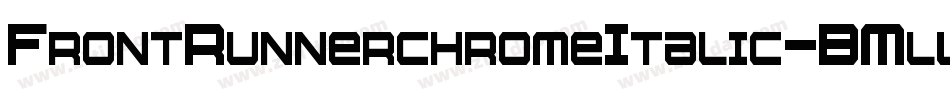 FrontRunnerchromeItalic-BMlw字体转换