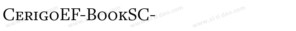 CerigoEF-BookSC字体转换