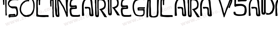 IsolinearRegular-v5AD字体转换