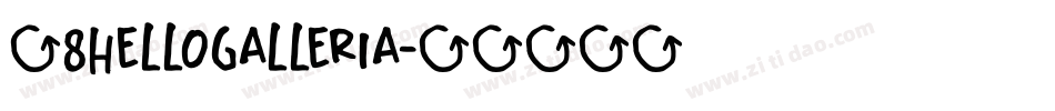 58Hellogalleria字体转换
