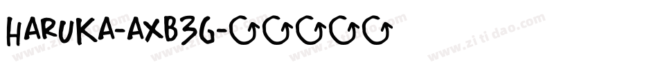 Haruka-axB3g字体转换