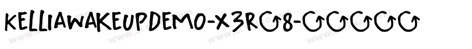 KelliaWakeupDemo-x3R58字体转换