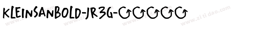 Kleinsanbold-jR3G字体转换