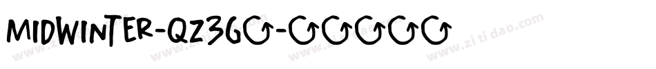 Midwinter-qZ3g5字体转换 Midwinter-qZ3g5字体转换