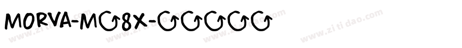 Morva-M58x字体转换