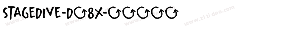 Stagedive-d58X字体转换