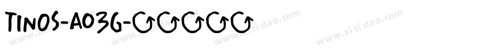 Tinos-aO3g字体转换