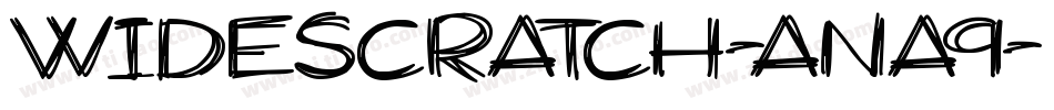 Widescratch-ana9字体转换