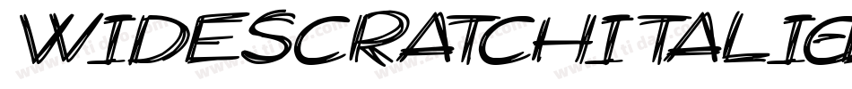 WidescratchItalic-Expl字体转换 WidescratchItalic-Expl字体转换