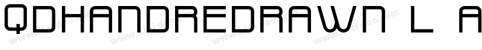 Qdhandredrawn-L3a4W字体转换