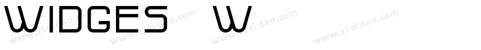 Widges-4w24字体转换