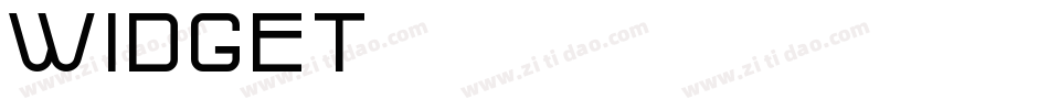 Widget字体转换