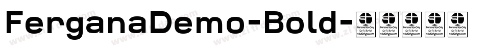 FerganaDemo-Bold字体转换