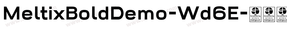 MeltixBoldDemo-Wd6E字体转换