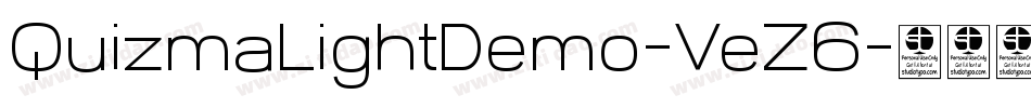 QuizmaLightDemo-VeZ6字体转换