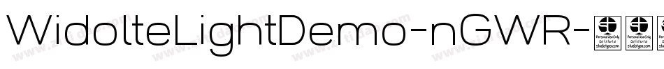 WidolteLightDemo-nGWR字体转换