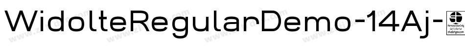 WidolteRegularDemo-14Aj字体转换