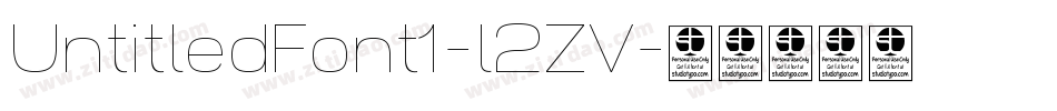 UntitledFont1-l2ZV字体转换
