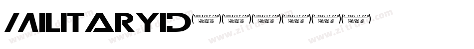 MilitaryID字体转换