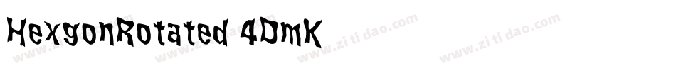 HexgonRotated-4DmK字体转换