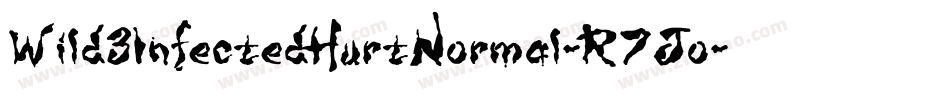 Wild3InfectedHurtNormal-R7Jo字体转换