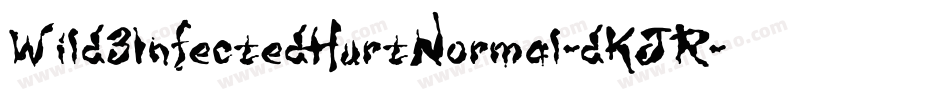 Wild3InfectedHurtNormal-dKJR字体转换