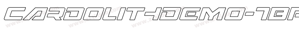 CardolithDemo-7BPMP字体转换
