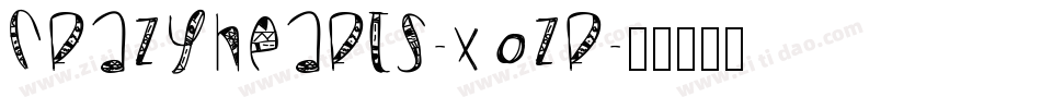 CrazyHearts-x0ZR字体转换