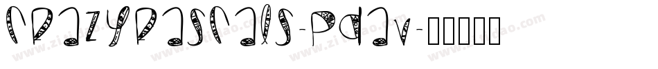 CrazyRascals-pDav字体转换
