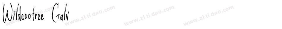Wildeoofree-1Galv字体转换