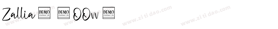 Zallia-2OOvv字体转换